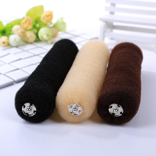 Hair Bun Maker Set with Flexible Sponge Core, Secure Hold, Quick Loop Closure, 3 Colors 1