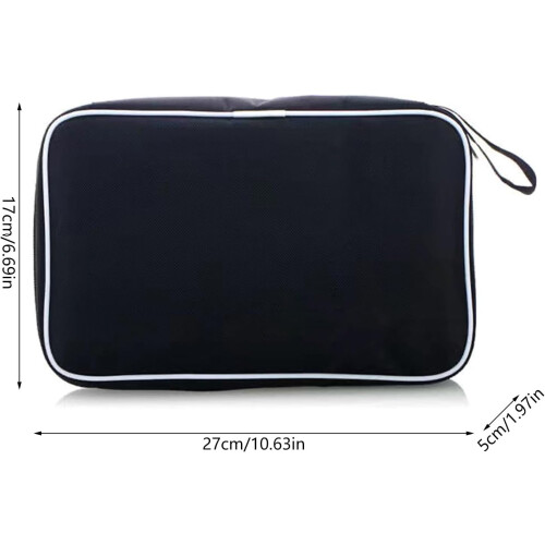 Waterproof Table Tennis Racket Case with Zipper Closure for Full Paddle Protection 1
