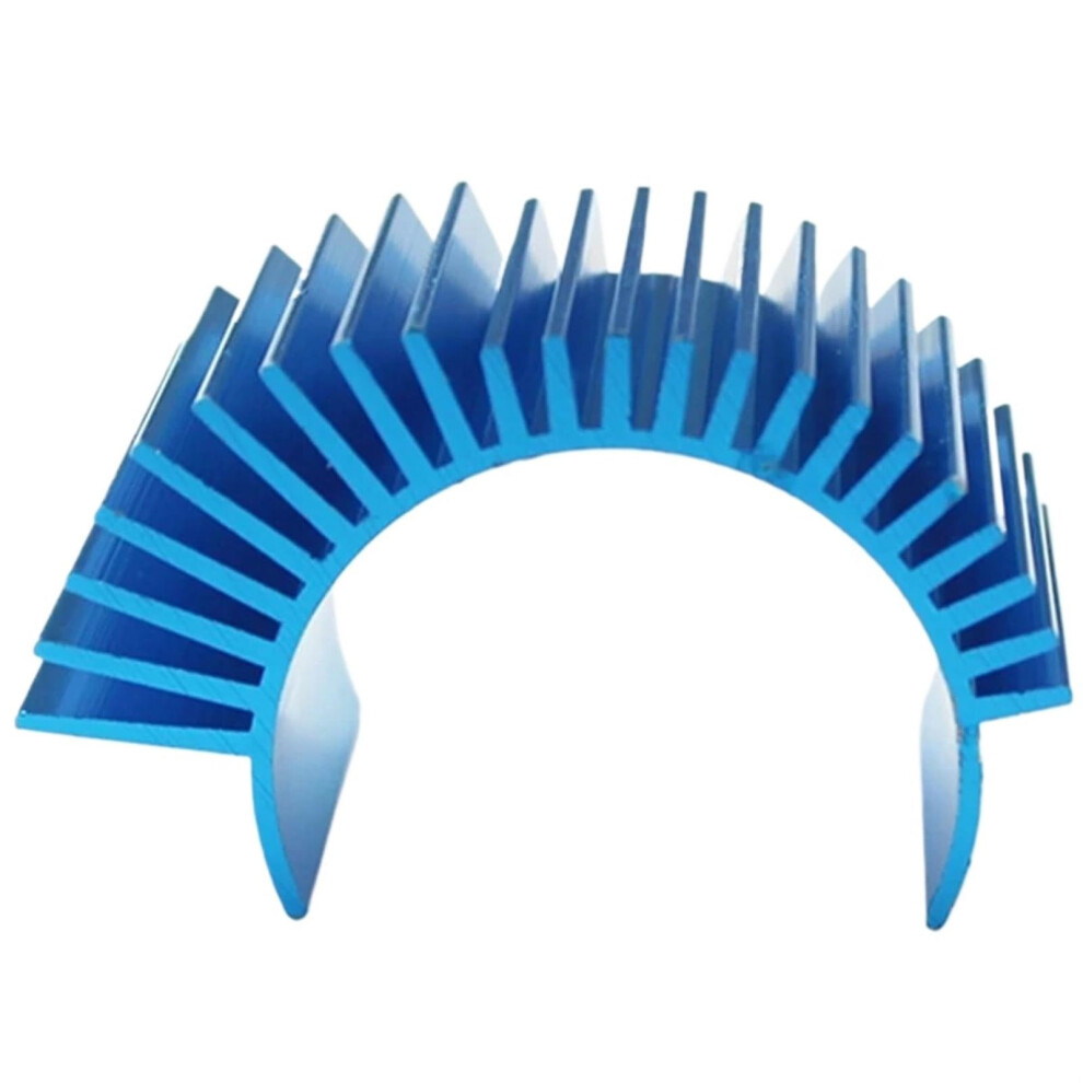 36Mm Aluminum Rc Motor Heat Sink For 540 545 550 Motors, Enhanced Cooling For 1/10 Rc Cars Blue 9174973494478