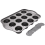 12 Cavity Mini Cheesecake Pan with 12 Pieces Removable Bottom 1