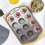12 Cavity Mini Cheesecake Pan with 12 Pieces Removable Bottom 3