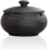 Ceramic Ashtray With Lid, Windproof, Retro Chinese Style, Black 1