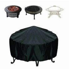 (71*35cm)Protective Cover For Round Fire Bowl, Waterproof, Windproof, Uv-resistant, 210d Oxford Fabric Fire Pit Fire Pit Cover