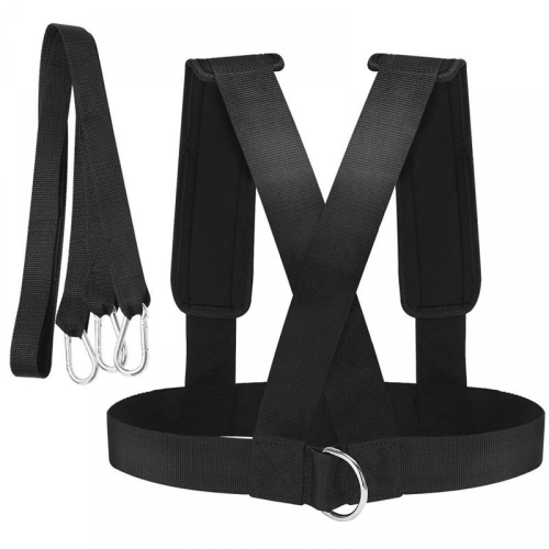 Training Belt Sled Harness Tire Pulling Rope Trainer Resistance Belt Vest 1