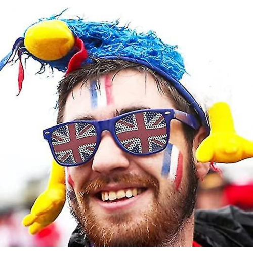 (Μαύρα) Γυαλιά ηλίου με σημαία Union Jack, Γυναικεία ρούχα, αξεσουάρ πάρτι, γιορτάζο 2