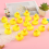 100 plastic eendjes van 7 cm - geel - R38 660 5