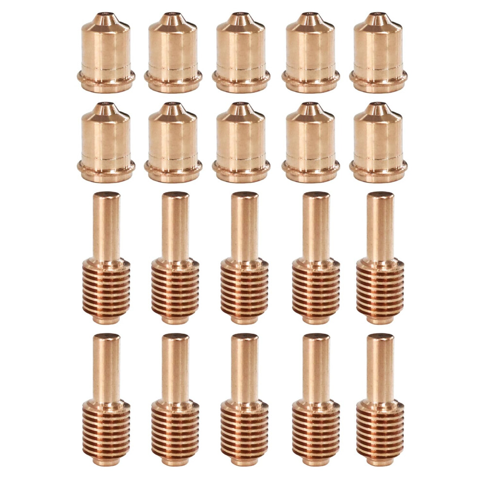 Plasma Cutter Consumables 420120 Electrodes And 420118 Nozzle Tips 10Pcs Each For 30Xp 9164114207210