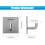 Fire Blanket Hook with HeavyDuty Adhesive Hold, Curved AntiDrop Design, Silver 1 Pack 4