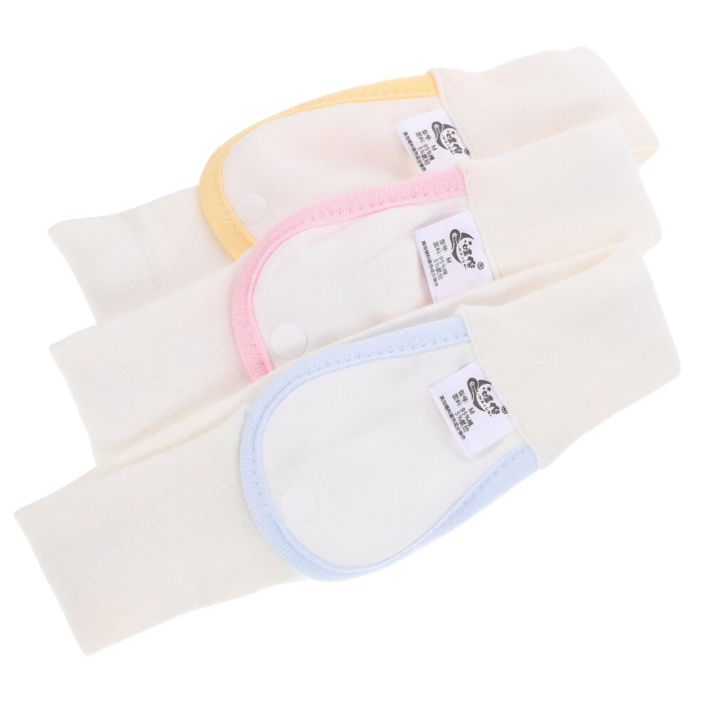 3pcs Baby Diaper Belt Adjustable Waist Fit Soft Cotton Diaper Fastener for Newborns Toddlers