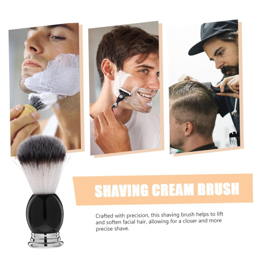 Shaving Brush for Men with Ergonomic Handle for Precise Beard Shaving and Rich Lather Creation 2