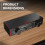 Amplifier Speaker Selector Switch Box 4 In 4 Out with MultiAmplifier Switching and Banana Plug 3