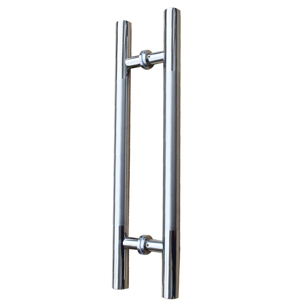 Sliding Door Handle Stainless Steel, Brushed Finish, Easy Install For Barn Glass Home Office 80X60cm 9164114207760