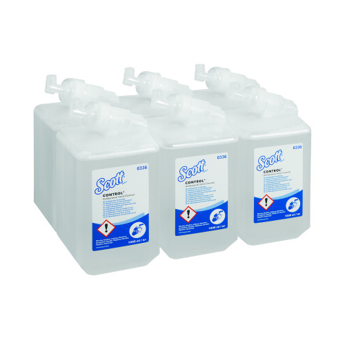 Scott Antibacterial Hand Soap Refill 1L Pack of 6 1