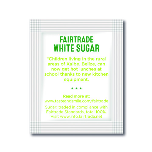 1000 x Fairtrade Certified White Sugar Sachets 2