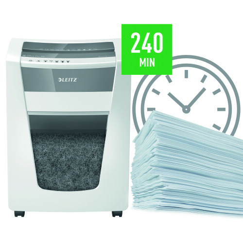 IQ Office Pro Micro-Cut Paper Shredder P-5 White 1