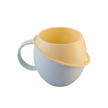 Large Capacity Mouthwash Cup with Cute Planet Toothbrush Holder, Durable PP and Ergonomic Grip