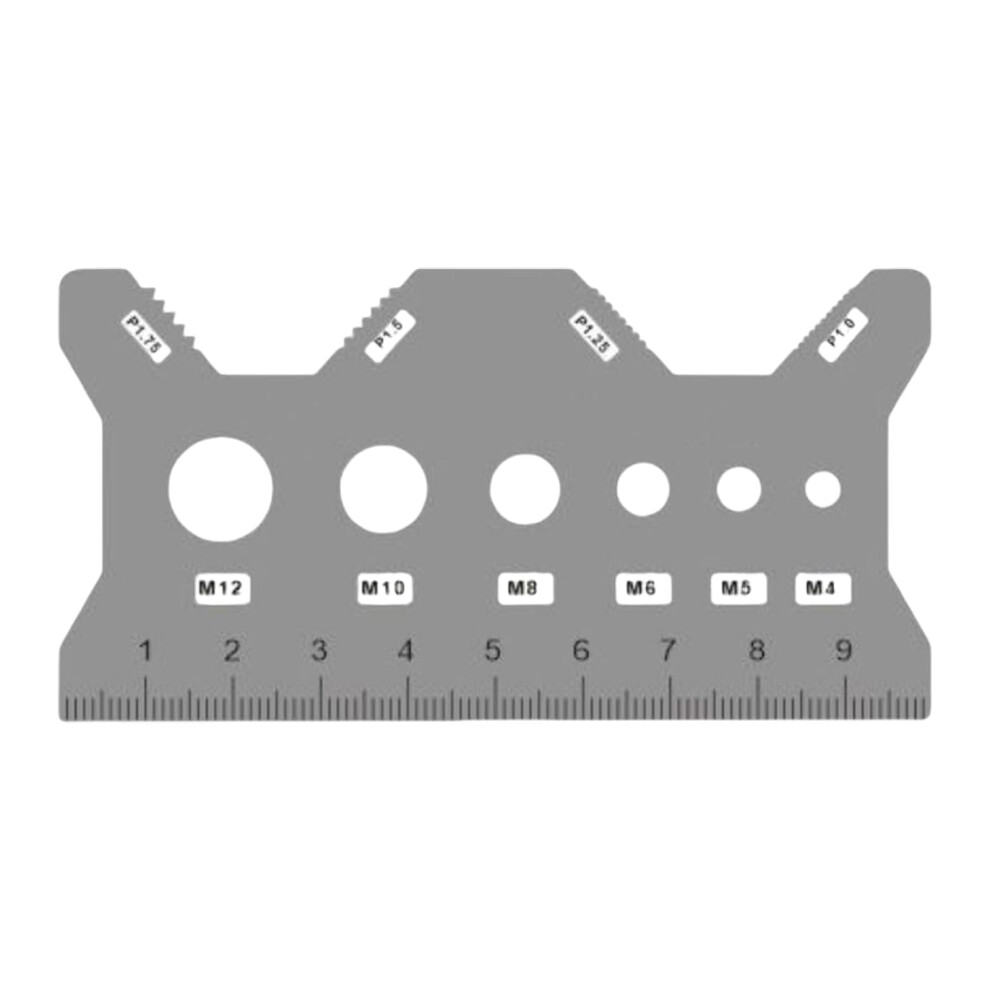 Precision Screw Gauge Measuring Card For Accurate Screw Size Measurement Steel 4Mm 5Mm Durable 9164114208965