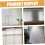 2Pcs White PVC Vertical Blinds Replacement Slats for Sliding Doors and Windows, Easy Installation 4