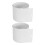 2 Pcs White PVC Vertical Blind Replacement Slats Easy Installation for Windows and Doors  Kit 1