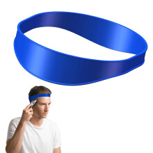Hair Cutting Template for Men, Flexible Silicone Neckline Shaving Band, Precise Non‑Slip Trimming Tool (Blue)