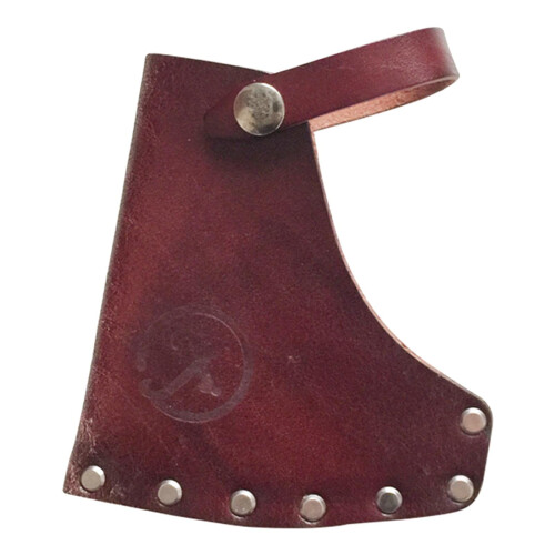 Leather Axe Sheath with Adjustable Buckle Strap for Camping Hatchet Blade Protection