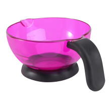 Large Hair Dye Mixing Bowl with Handle, Reusable Silicone Color Bowl for Salon and Home Use
