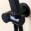 Handheld Shower Head Holder Solid Brass Wall Mount Bracket for Bathroom Black (1 Pack) 5