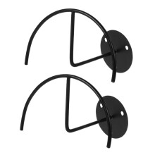2pcs Wall Mounted Hat Rack Baseball Cap Organizer Carbon Steel Holder for Bedroom and Entryway