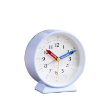 Silent Twin Bell Alarm Clock with Nightlight, Non Ticking Retro Design for Bedroom