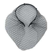 Elegant Rhinestone Pearl Veil Headband for Women Wedding Party, 2in1 Design Lightweight Breathable