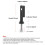 Recovery Board Mounting Pins AntiTheft Lockable Kit 4PCS Stainless Steel OffRoad Hardware 4