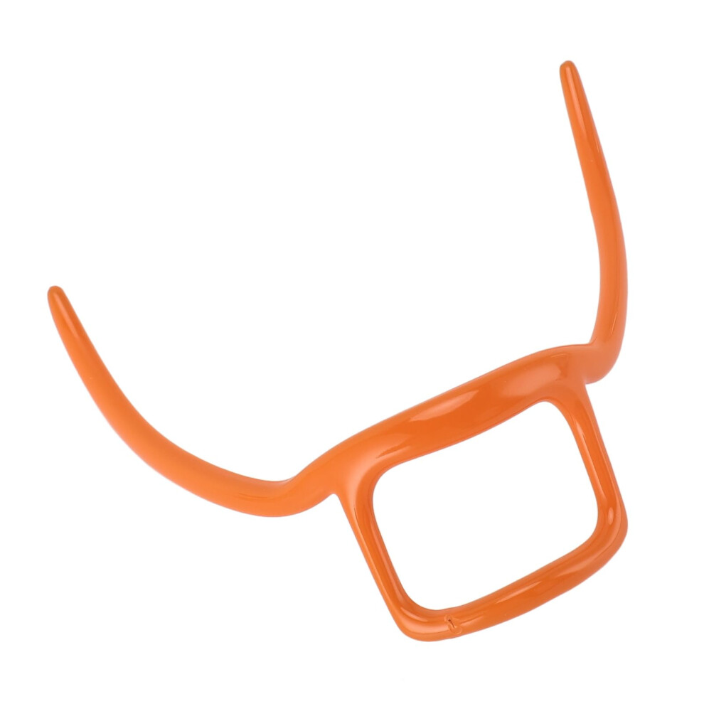 Orange Beard Shaping Tool And Template For Men, Clean Line Precision, Easy Self Grooming, Durable Guide