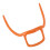 Beard Shaping Tool and Template for Men, Clean Line Precision, Easy Self Grooming, Durable Orange Guide 3