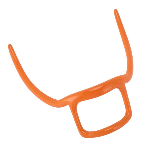 Beard Shaping Tool and Template for Men, Clean Line Precision, Easy Self Grooming, Durable Orange Guide 2
