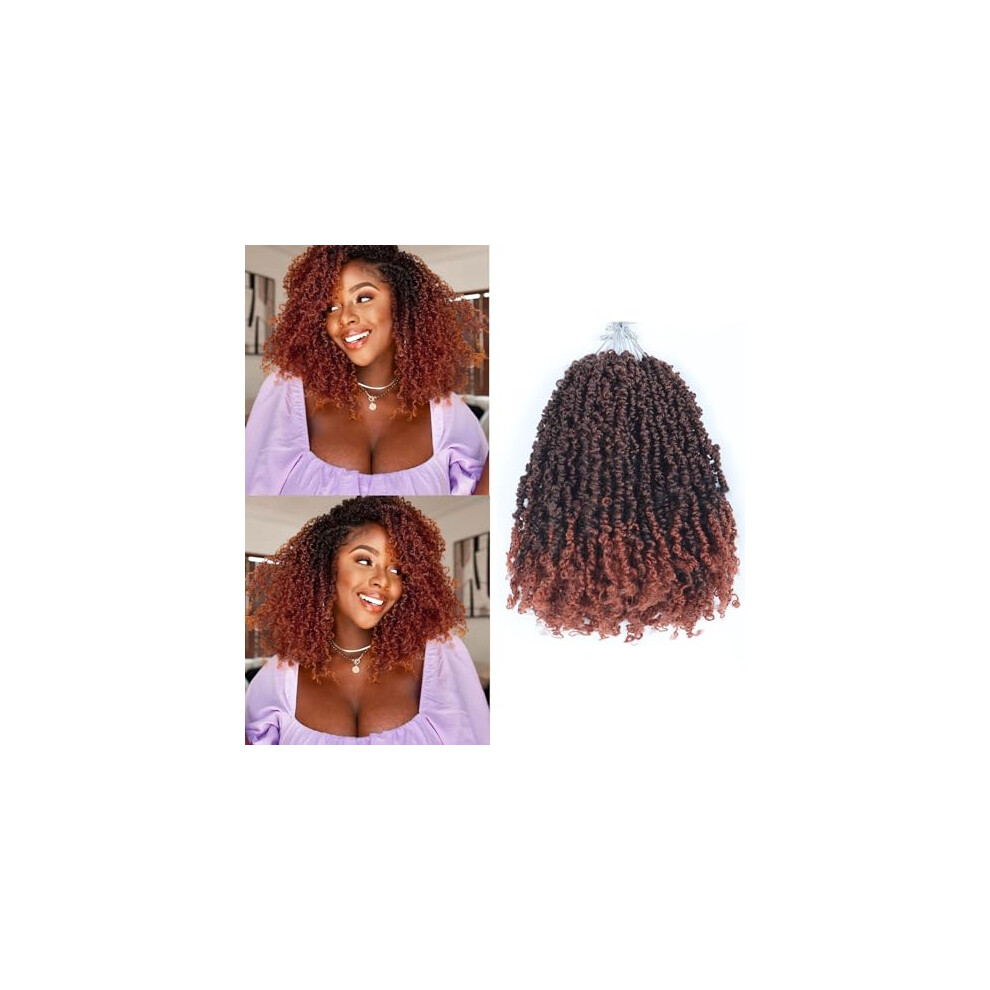 Unisex Black Crochet Braiding Hair Pretwisted Spring Twist 25Cm Prelooped Curly Extensions For Women