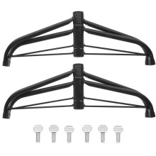 Adjustable Metal Christmas Tree Stand Foldable Iron Base for 4.9ft Trees Holiday Decorations