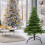 Adjustable Metal Christmas Tree Stand Foldable Iron Base for 4.9ft Trees Holiday Decorations 2