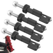 Lockable Recovery Board Mounting Pin Set, HeavyDuty Stainless Steel AntiTheft Mounts 4Pcs for OffRoad