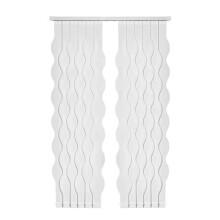 Motorized Vertical Blinds Blackout Fabric Panels with Remote Control, Custom Electric Window Shades