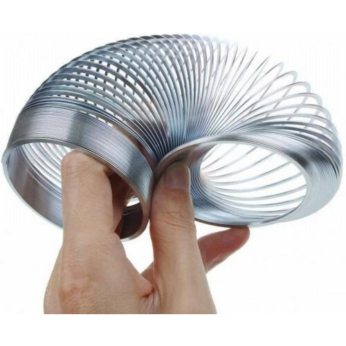 Metal Magic Spring Slinky Toy Stretchy Bouncing Fidget Toys 2