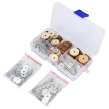 50 Set Teddy Bear Making Supplies Doll Joints Kit with Waterproof RustResistant Fibreboard Disks