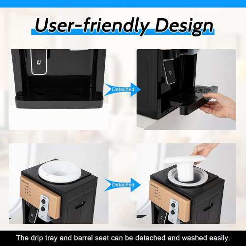 Desktop Hot and Cold Water Dispenser 110V  Loading for Home Office with OneHand Dispensing 1
