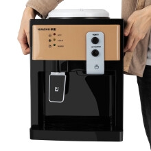Loading Hot and Cold Water Dispenser 304 Stainless Steel Tank 3 Temperature Settings Champagne Gold and Black