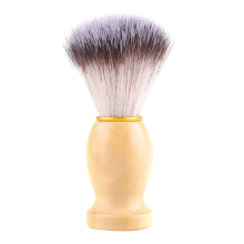 Wooden Handle Shaving Brush for Men with Soft Synthetic Bristles, Easy Clean, Travel Friendly