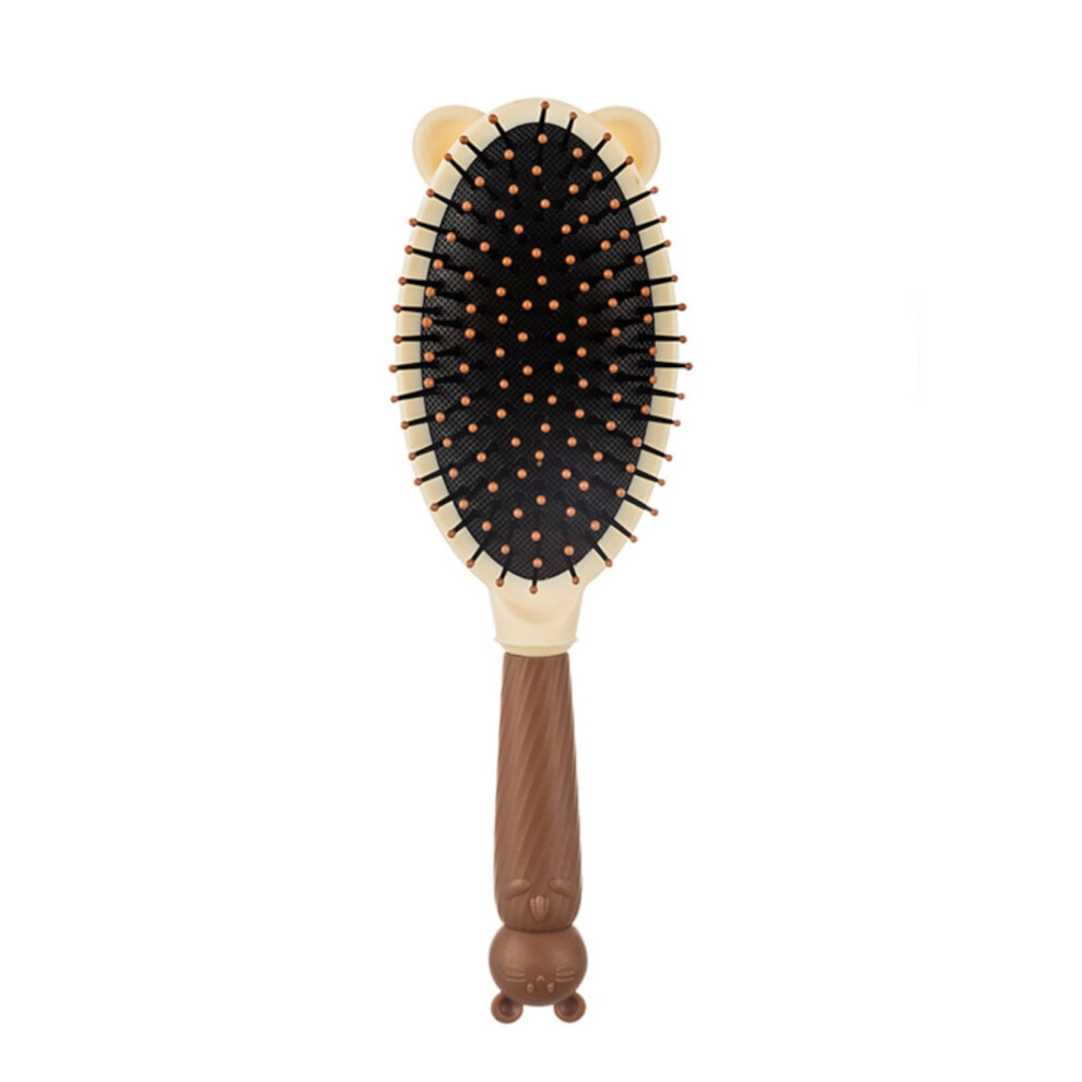 Cartoon Curly Hair Brush for Women with Flexible Detangling Bristles and Comfortable Scalp Massage