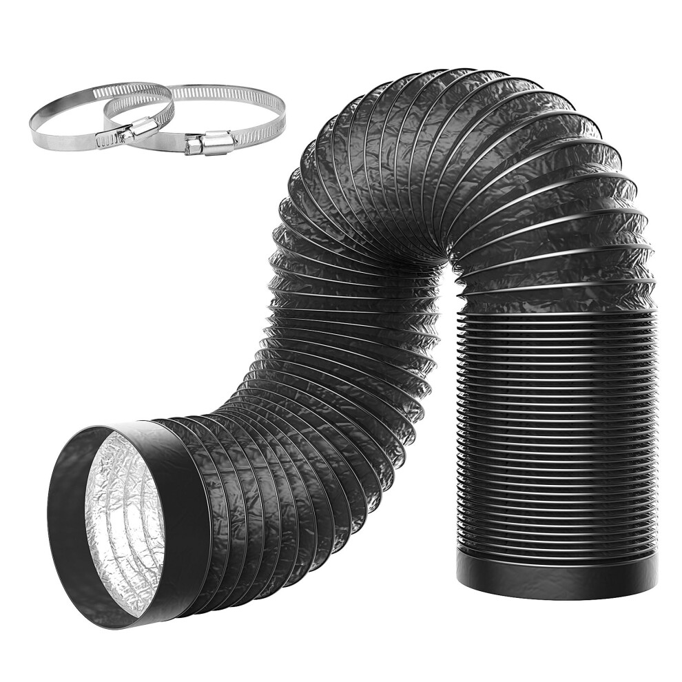 Hvac Vent Hose 4 Inch Flexible Aluminum Dryer Vent Duct Leakresistant Fourlayer 4X10 Ft 9365369435971