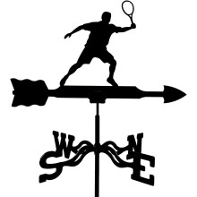 Stainless Steel Weathervane Wind Direction Indicator for Roof Farmhouse Retro Outdoor Decoration