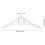 White Christmas Tree Stand for Tabletop, Stable 3Leg Base, Easy Assembly Artificial Tree Holder 4