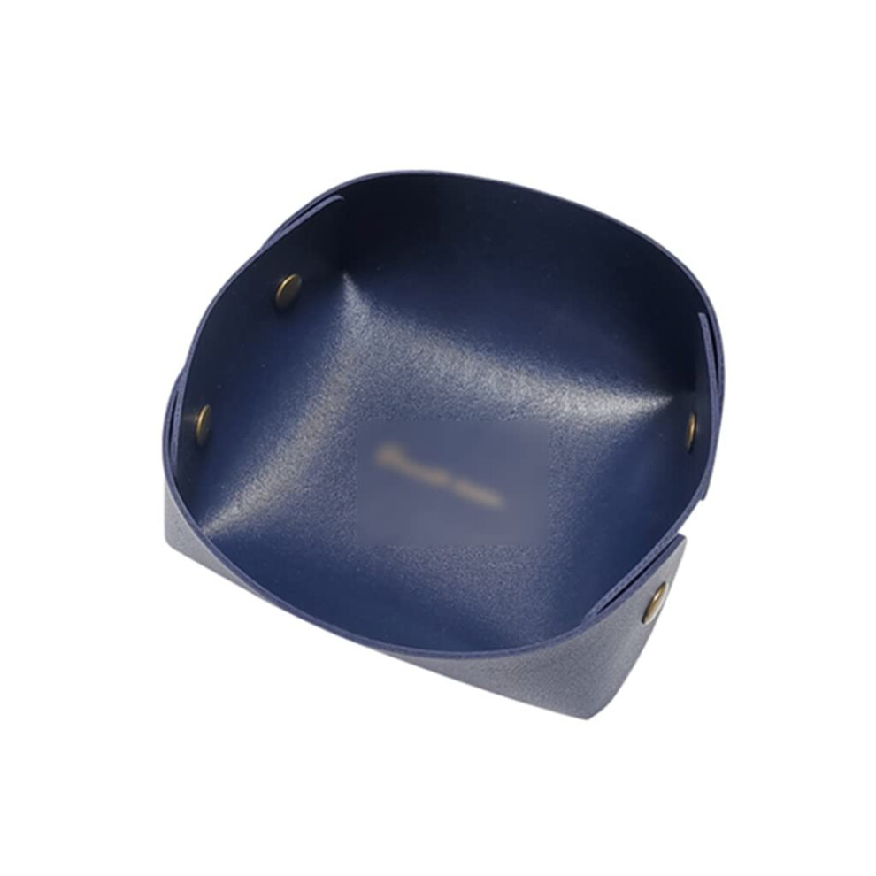 Leather Valet Tray Organizer With Large Capacity, Collapsible Catchall For Keys, Coins And Jewelry 9365369389991