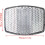 Handlebar Mount Bicycle Reflector with  Visibility Front Rear Warning Light, White 2